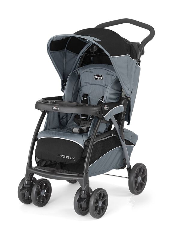 Cortina Cx Stroller (Iron, Black) image number null